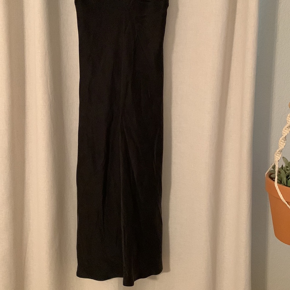 Chaser black silk midi cowl neck dress - Picture 11 of 11